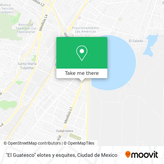 "El Guatesco" elotes y esquites map