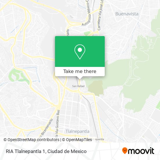 RIA Tlalnepantla 1 map