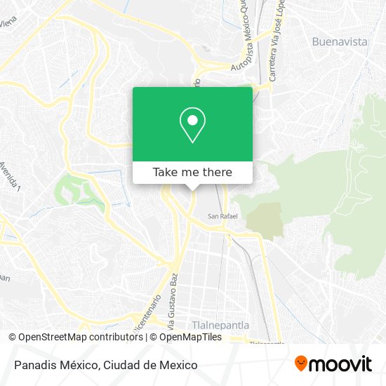 Panadis México map