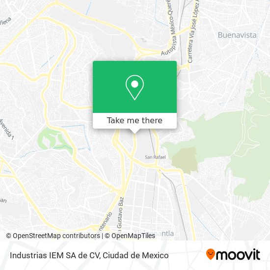 Industrias IEM SA de CV map