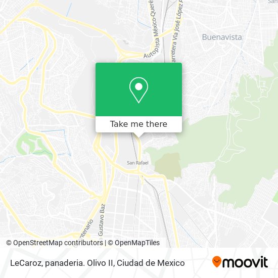 Mapa de LeCaroz, panaderia. Olivo II
