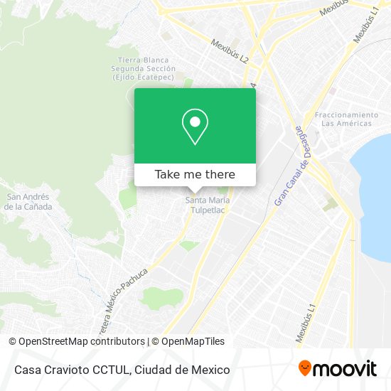Mapa de Casa Cravioto CCTUL
