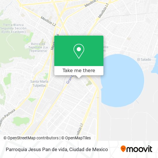 Mapa de Parroquia Jesus Pan de vida