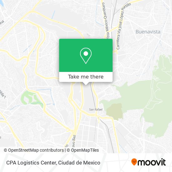 CPA Logistics Center map