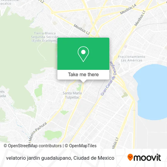 velatorio jardín guadalupano map