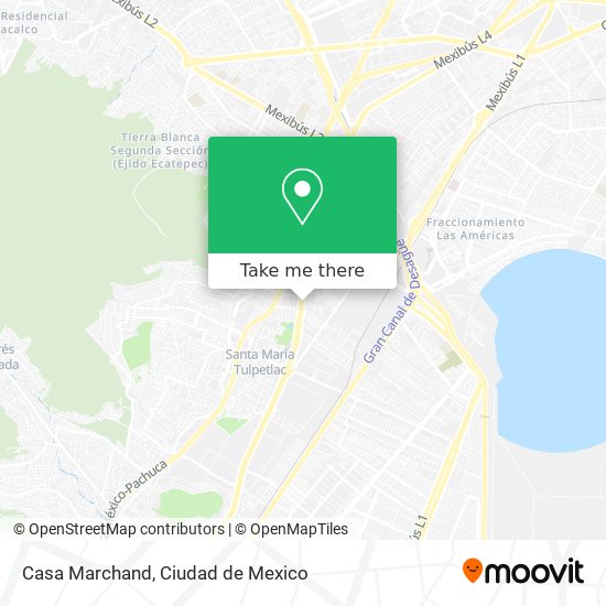 How to get to Casa Marchand in Coacalco De Berriozábal by Bus or Train?
