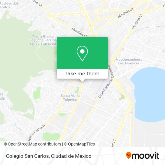 How to get to Colegio San Carlos in Coacalco De Berriozábal by Bus or Train?