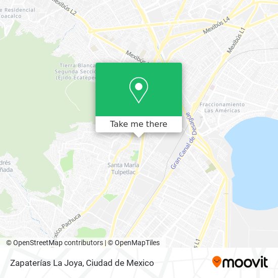 Mapa de Zapaterías La Joya