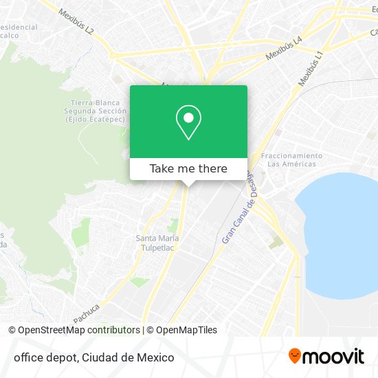 Mapa de office depot