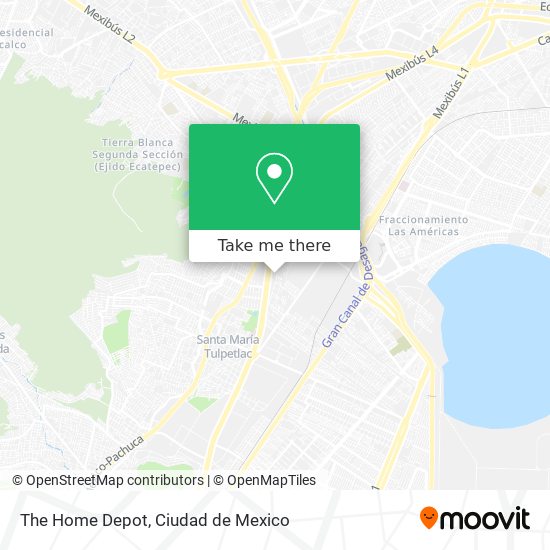 Mapa de The Home Depot