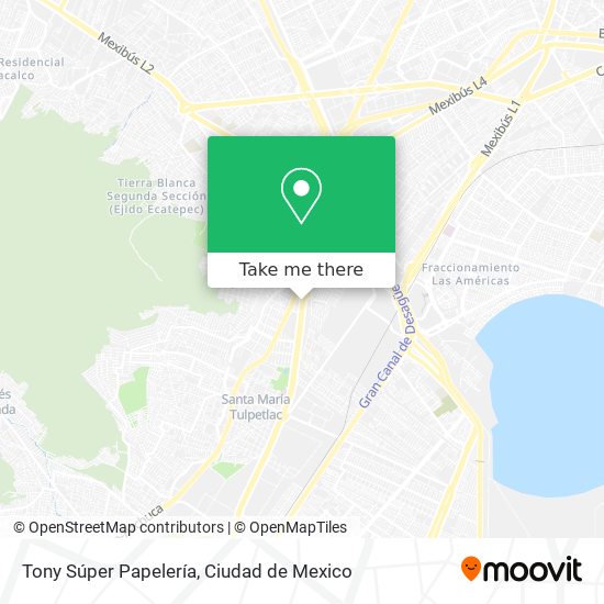 Tony Súper Papelería map