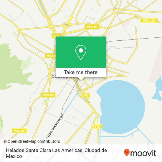 Helados Santa Clara Las Americas map