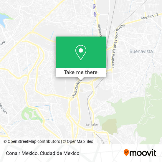 Conair Mexico map