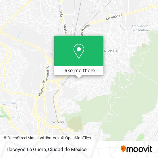 Tlacoyos La Güera map