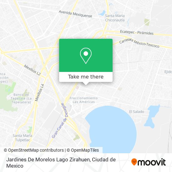 Jardines De Morelos Lago Zirahuen map