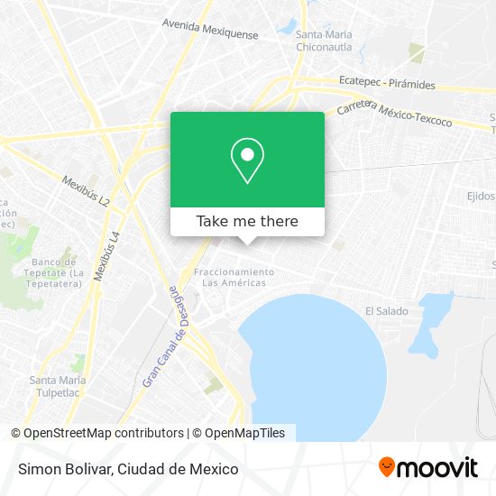 How to get to Simon Bolivar in Ecatepec De Morelos by Bus?