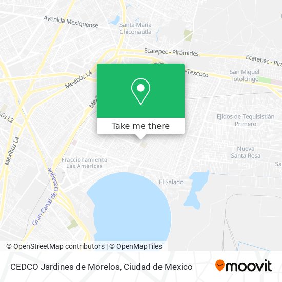 CEDCO Jardines de Morelos map