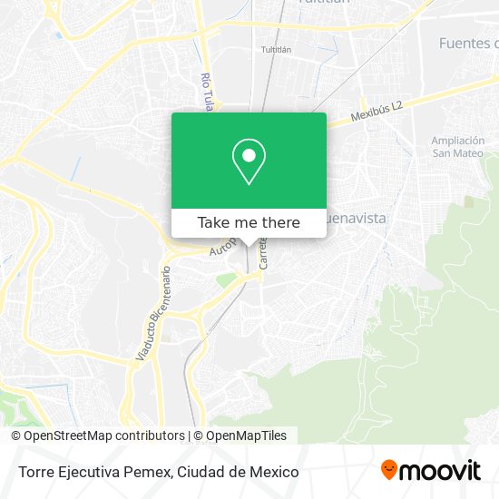 Torre Ejecutiva Pemex map