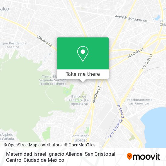 Maternidad Israel Ignacio Allende. San Cristobal Centro map
