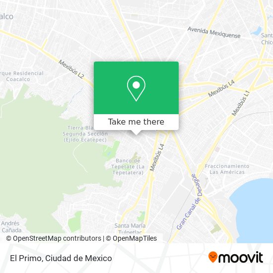 Mapa de El Primo
