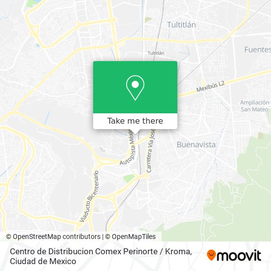 Centro de Distribucion Comex Perinorte / Kroma map
