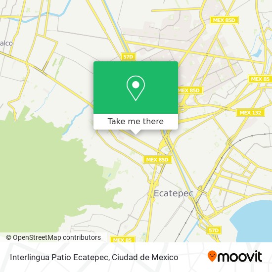 Interlingua Patio Ecatepec map