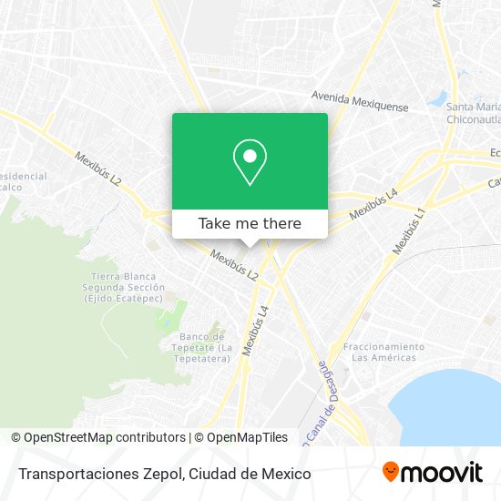 Mapa de Transportaciones Zepol