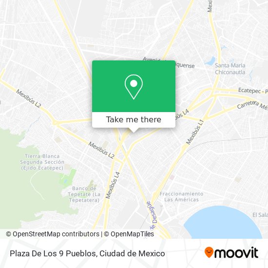 Mapa de Plaza De Los 9 Pueblos