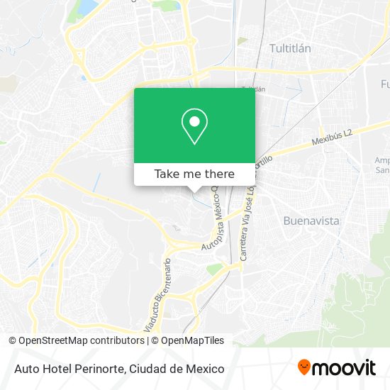 Auto Hotel Perinorte map