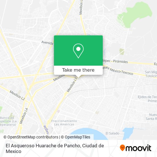 El Asqueroso Huarache de Pancho map