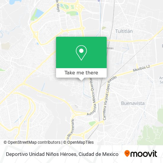 Deportivo Unidad Niños Héroes map