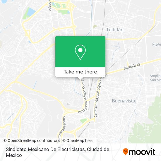 Sindicato Mexicano De Electricistas map