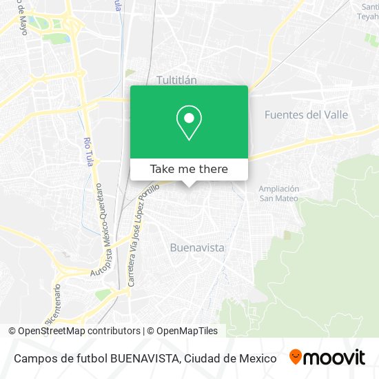 Campos de futbol BUENAVISTA map