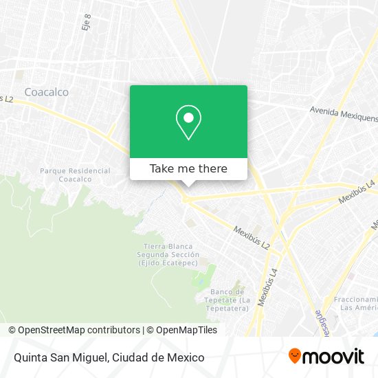 Mapa de Quinta San Miguel