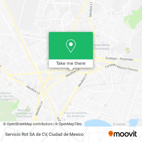 Servicio Rot SA de CV map