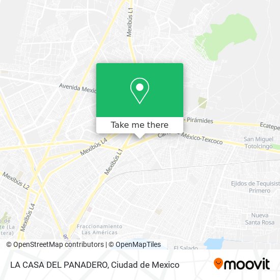 Mapa de LA CASA DEL PANADERO
