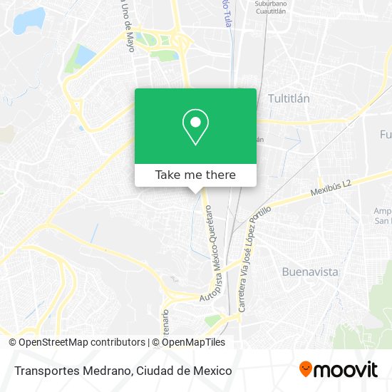 Transportes Medrano map
