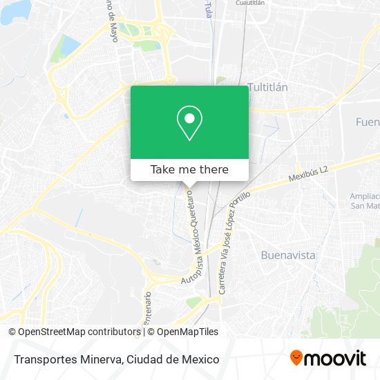 Transportes Minerva map