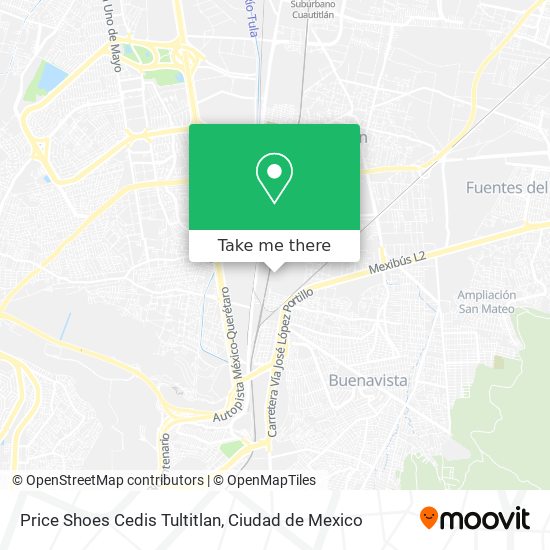 How to get to Price Shoes Cedis Tultitlan in Cuautitlán Izcalli by Bus or  Train?