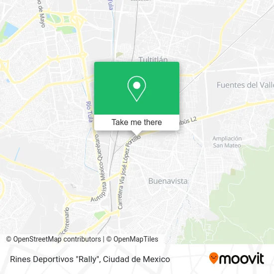 Rines Deportivos "Rally" map