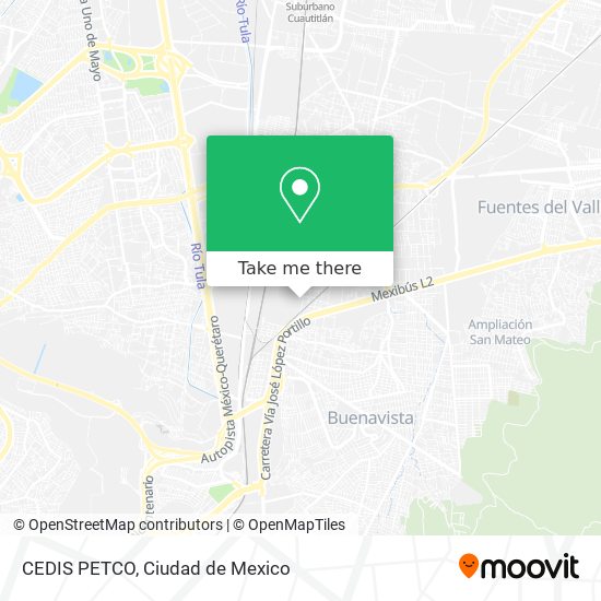 CEDIS PETCO map