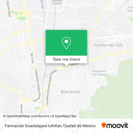 Farmacias Guadalajara tultitlan map