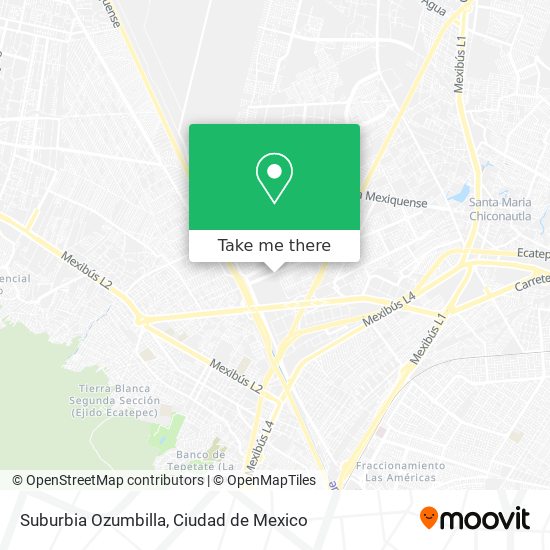 Mapa de Suburbia Ozumbilla