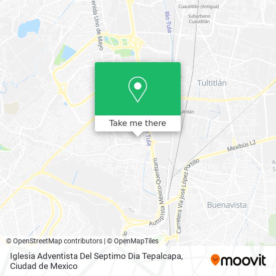 Iglesia Adventista Del Septimo Dia Tepalcapa map
