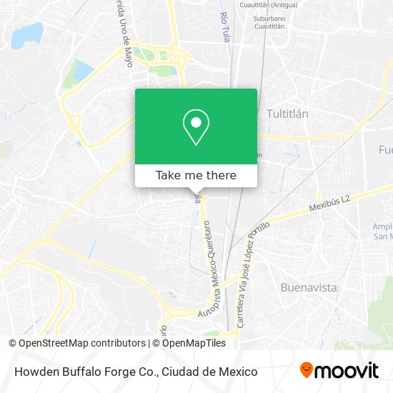 Mapa de Howden Buffalo Forge Co.