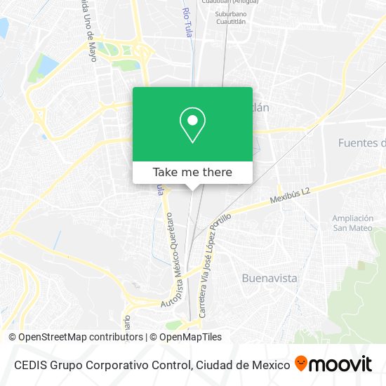 CEDIS Grupo Corporativo Control map
