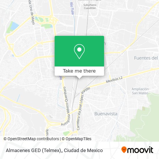Mapa de Almacenes GED (Telmex),