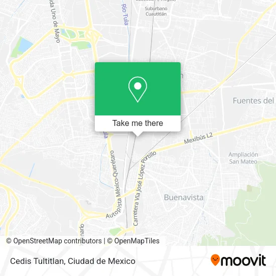 Cedis Tultitlan map