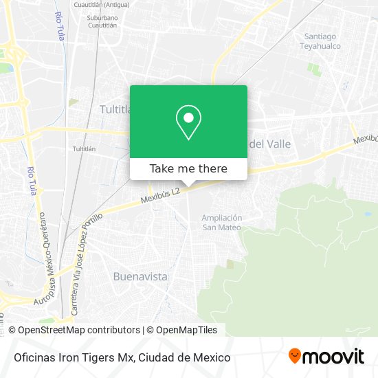 Oficinas Iron Tigers Mx map