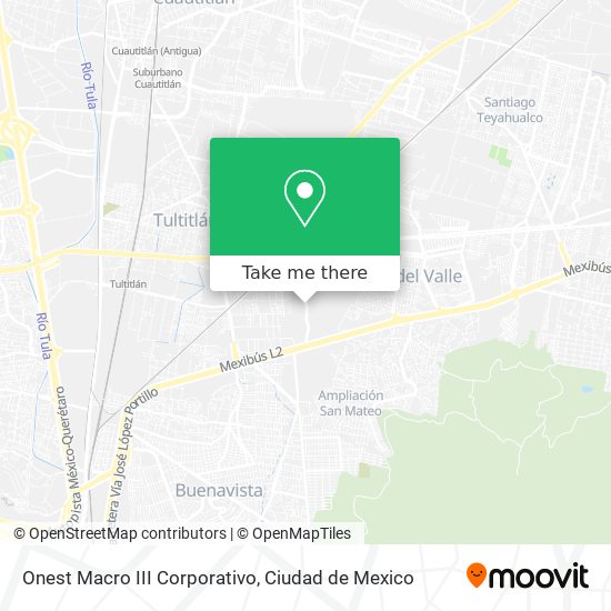 Mapa de Onest Macro III Corporativo